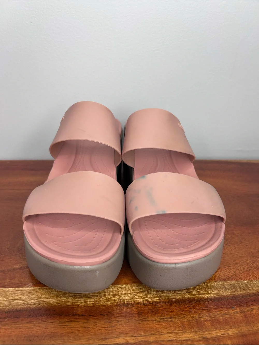 Crocs Brooklyn Mid Wedge Shoes Light Pink Women’s 8